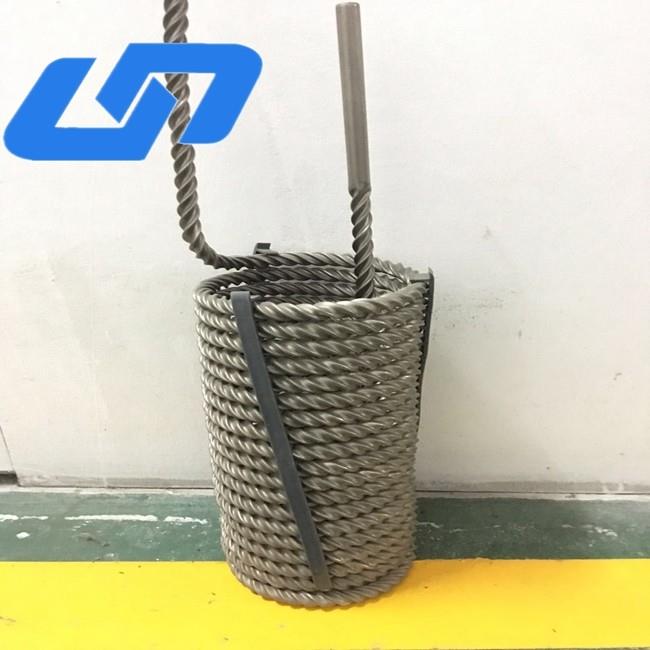 Pure Twisted Titanium Coiled Heat Exchanger